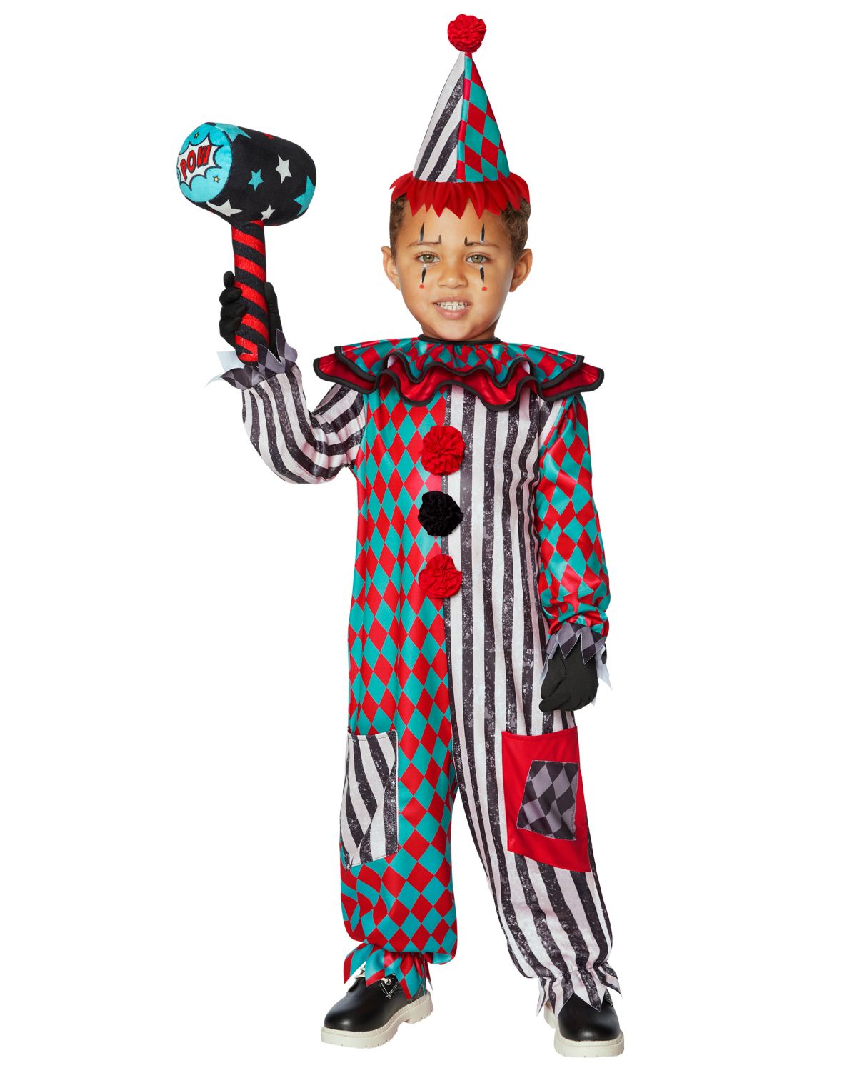 Kids Trickster Clown Costume