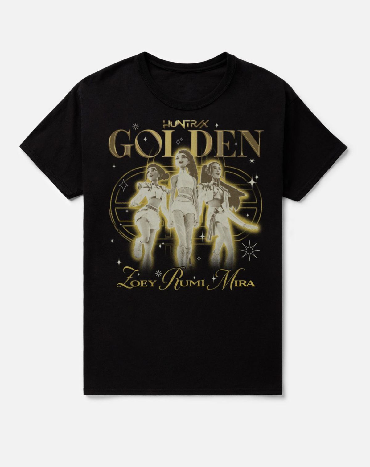 Huntr/x Golden T Shirt - KPop Demon Hunters