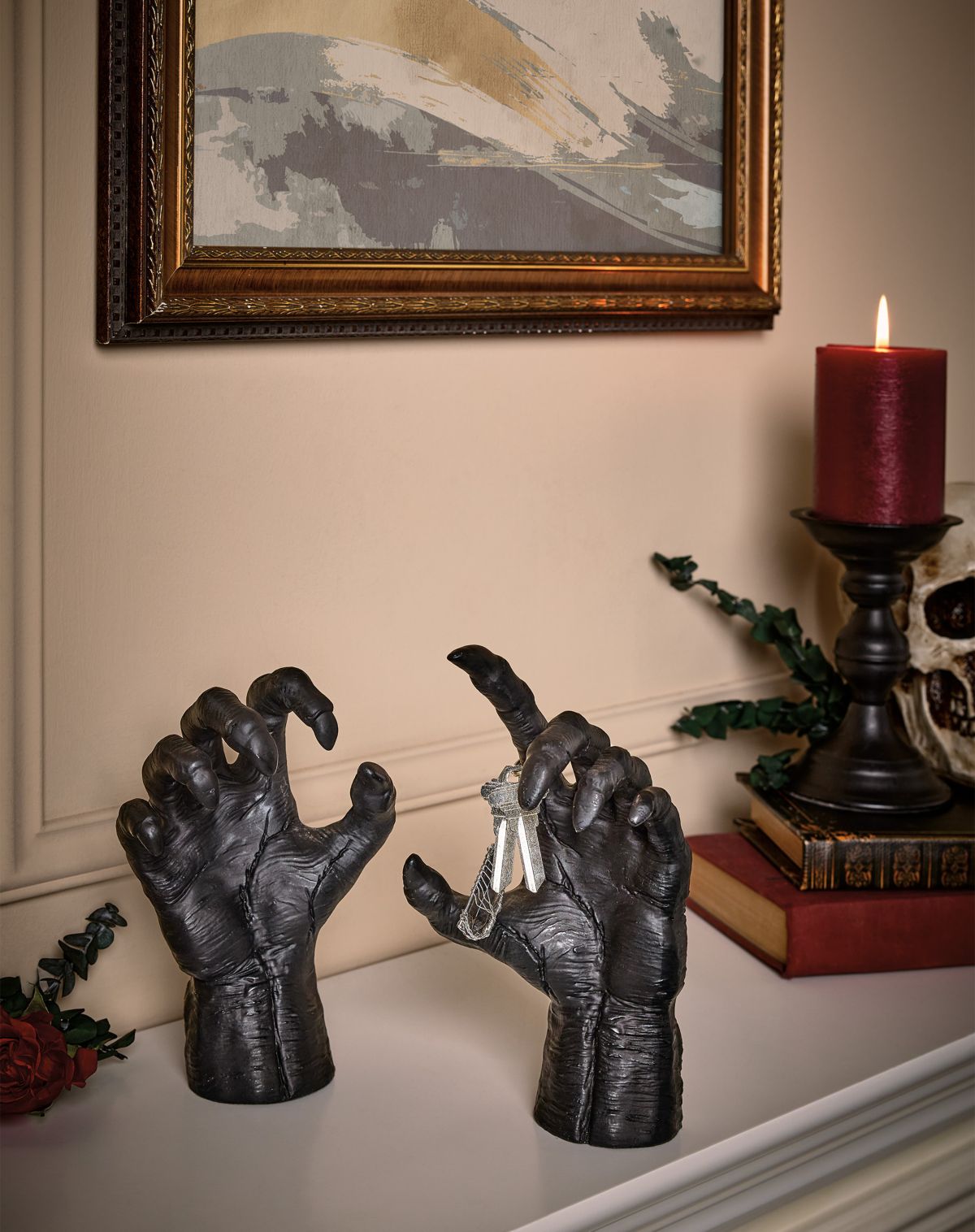 Black Clawed Hand Decoration Set