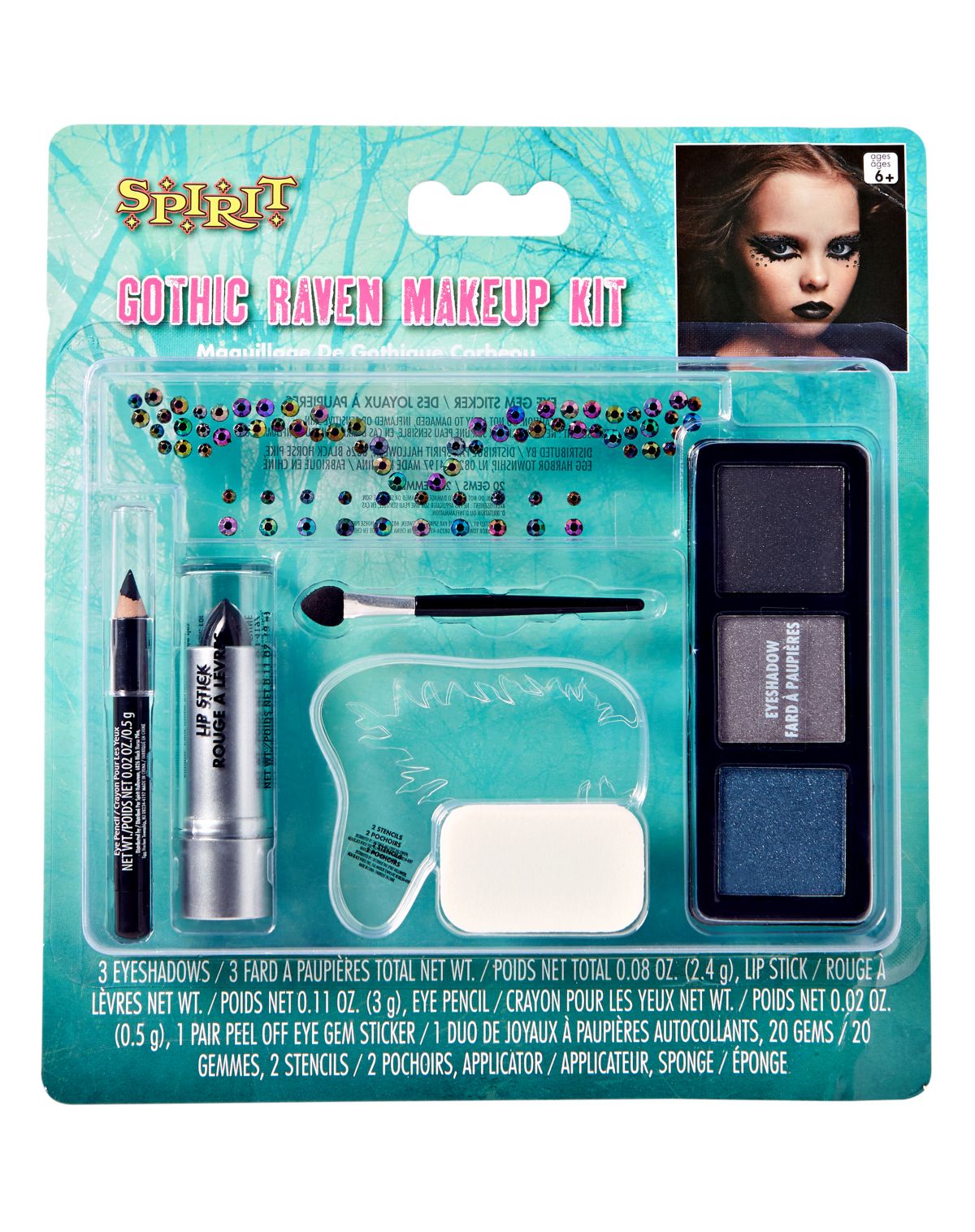 Gothic Raven Makeup Kit