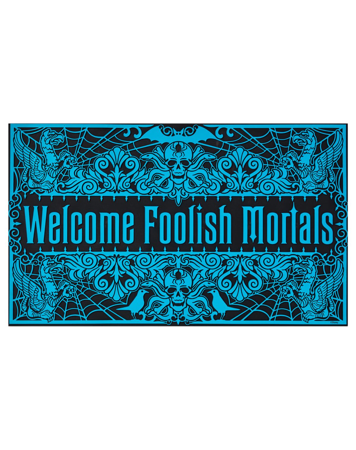 Welcome Foolish Mortals Doormat - Disney The Haunted Mansion