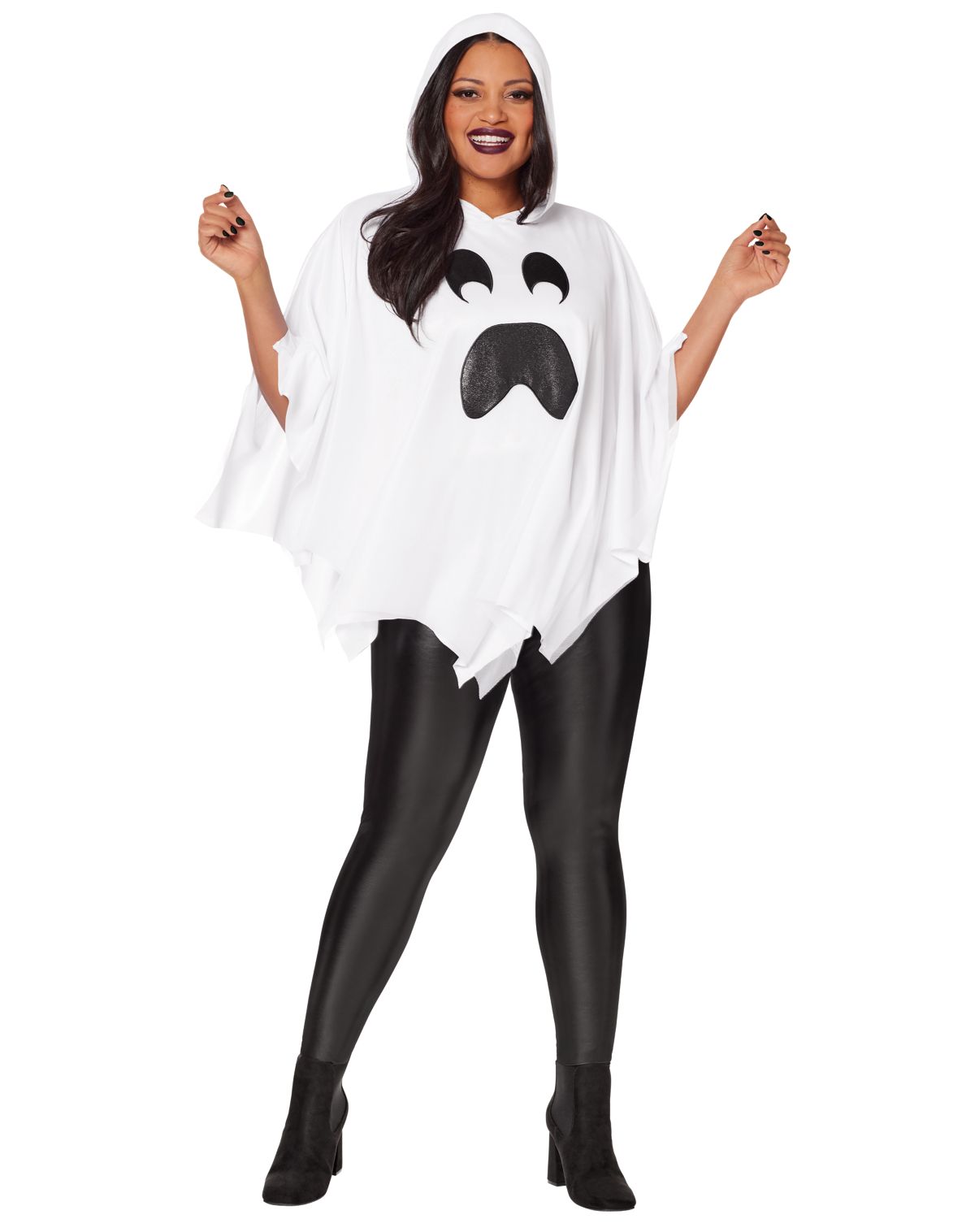 Adult Ghost Plus Size Poncho