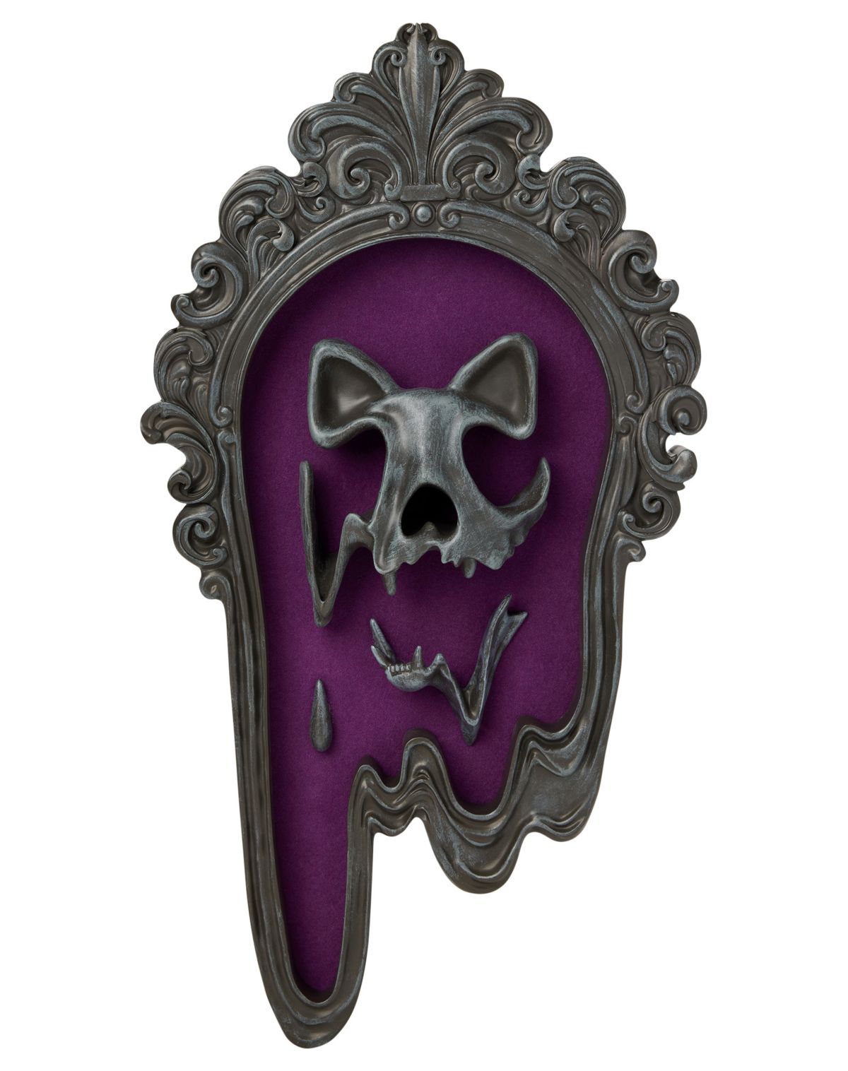 Enchanted Shadows Drippy Cat Skull Sign
