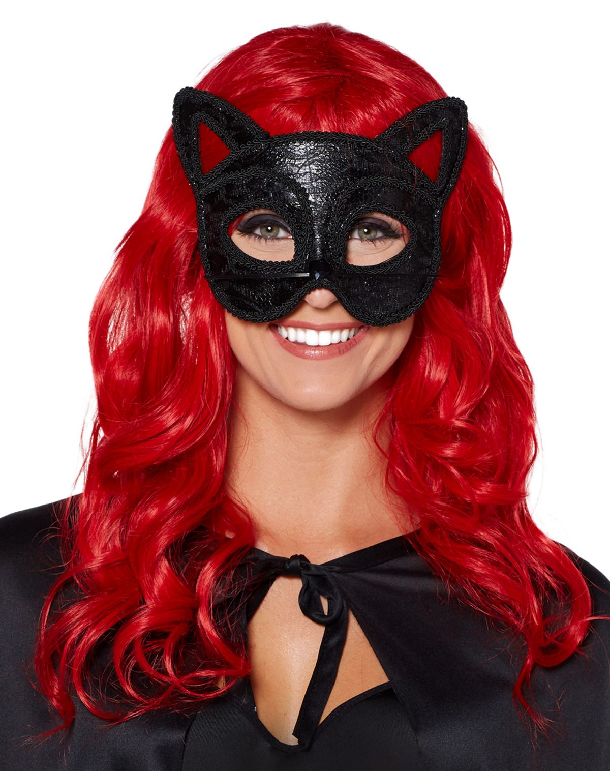 Black Cat Party Eye Mask