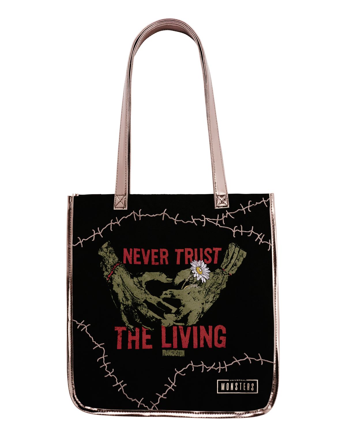 Never Trust the Living Tote Bag - Universal Monsters
