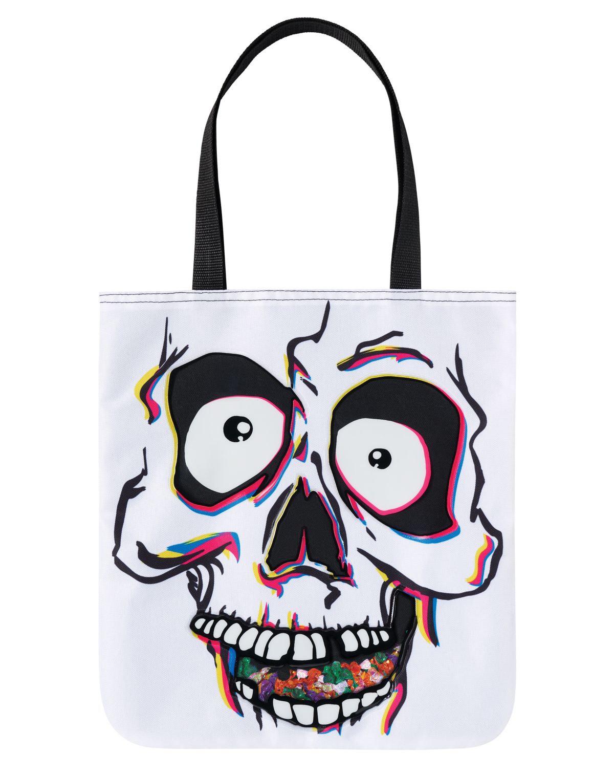 Skull Candy Window Tote Bag
