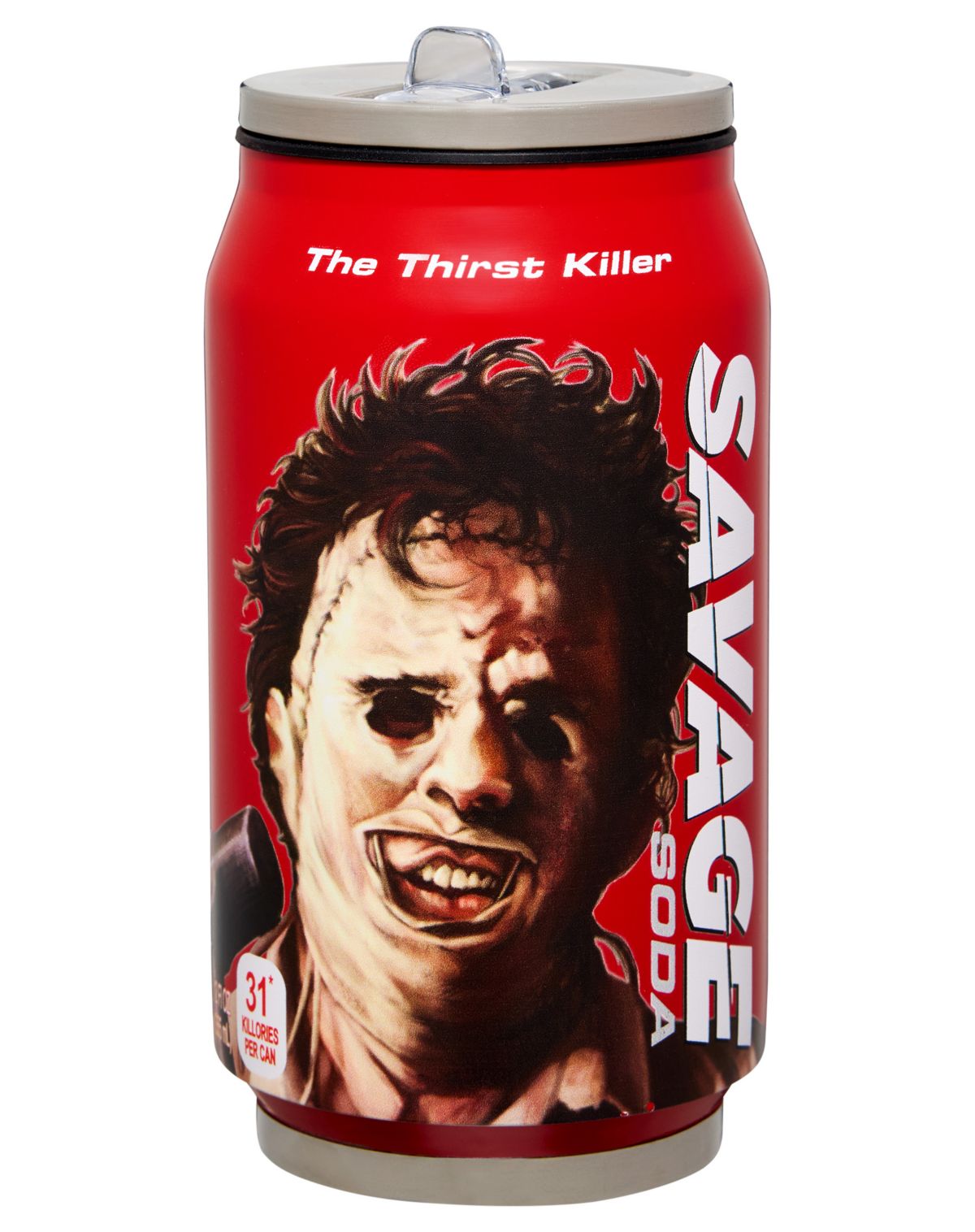 Leatherface Savage Soda Flip Straw Cup - 8 oz.