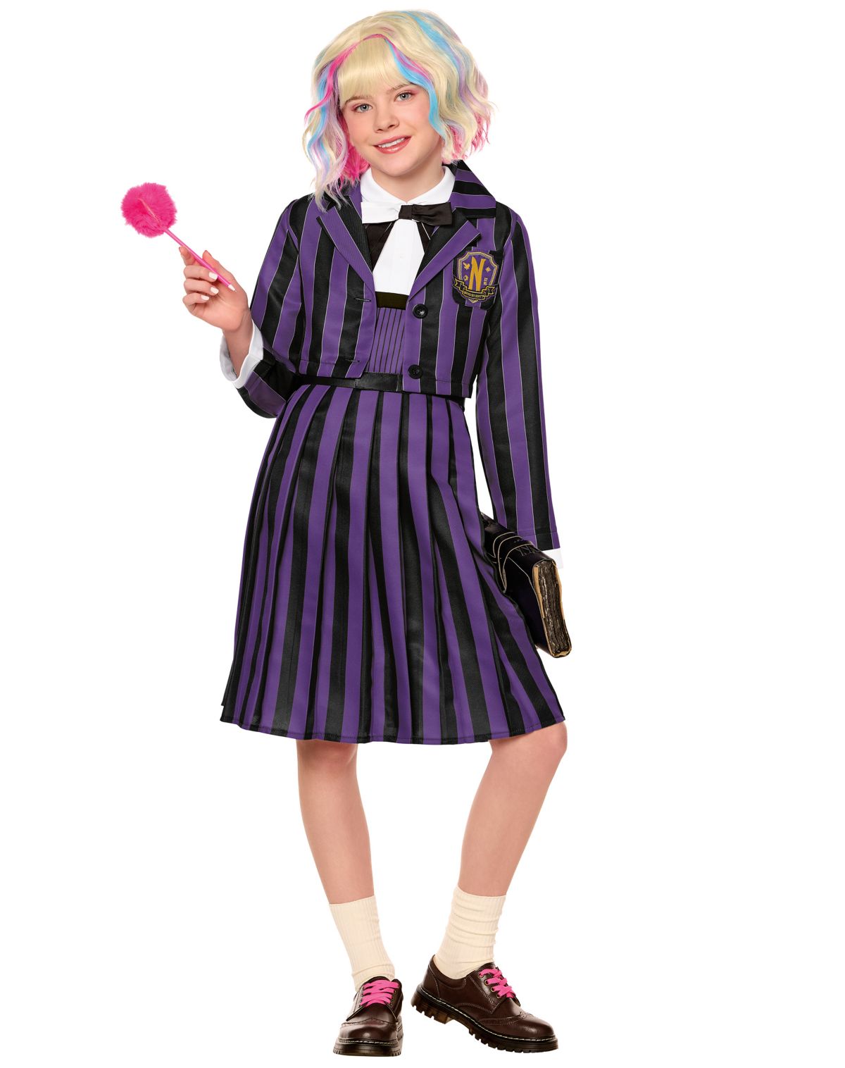 Kids Enid Sinclair Nevermore Academy Uniform Costume - Wednesday