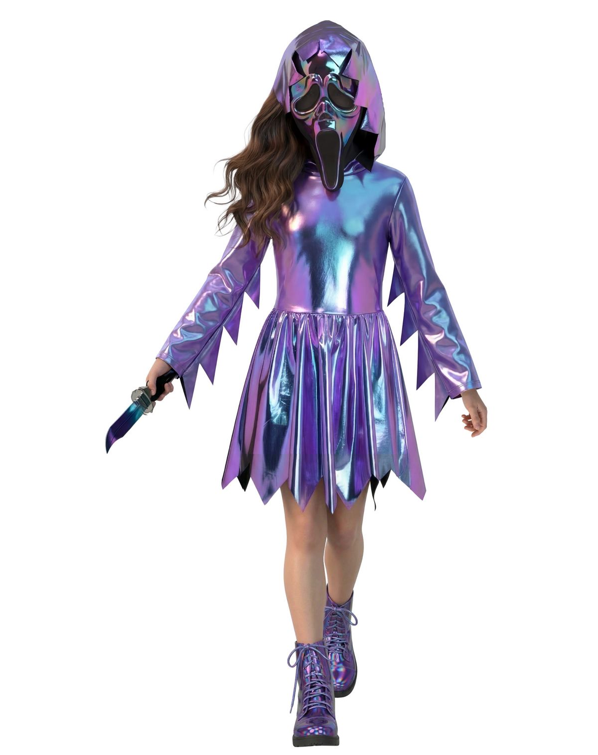 Kids Two-Tone Chrome Dress Costume