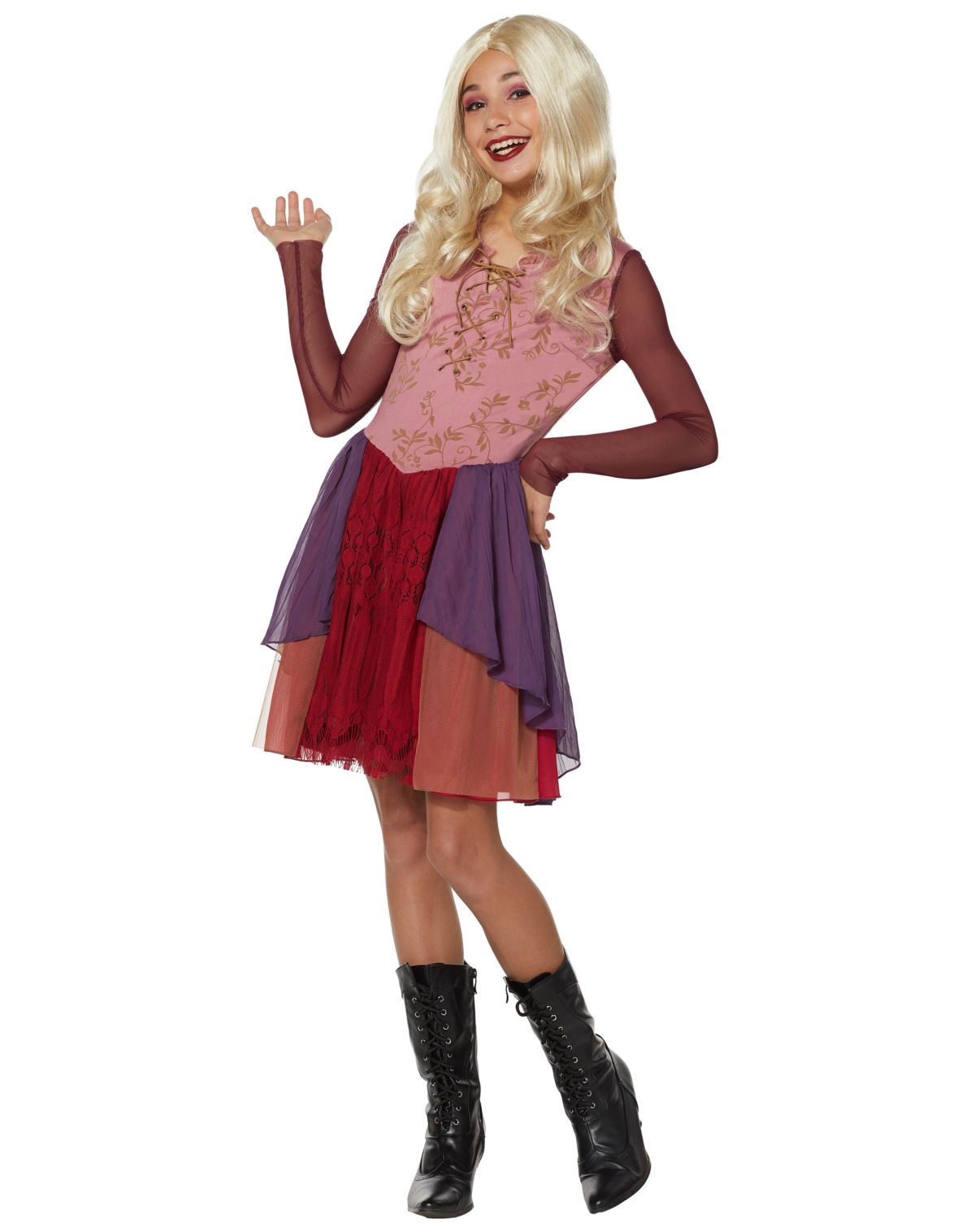 Girls Sarah Sanderson Dress Costume - Hocus Pocus