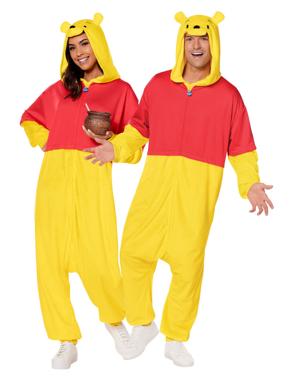 Adult Pooh Jumpsuit Costume - Winnie the Pooh