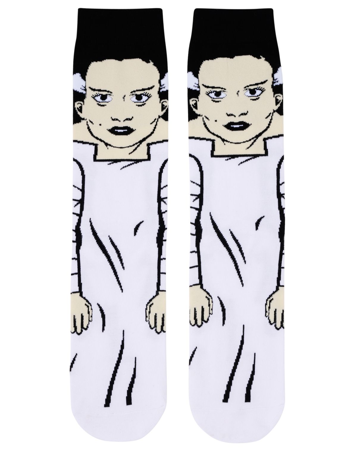 360 Bride of Frankenstein Crew Socks - Universal Classic Monsters