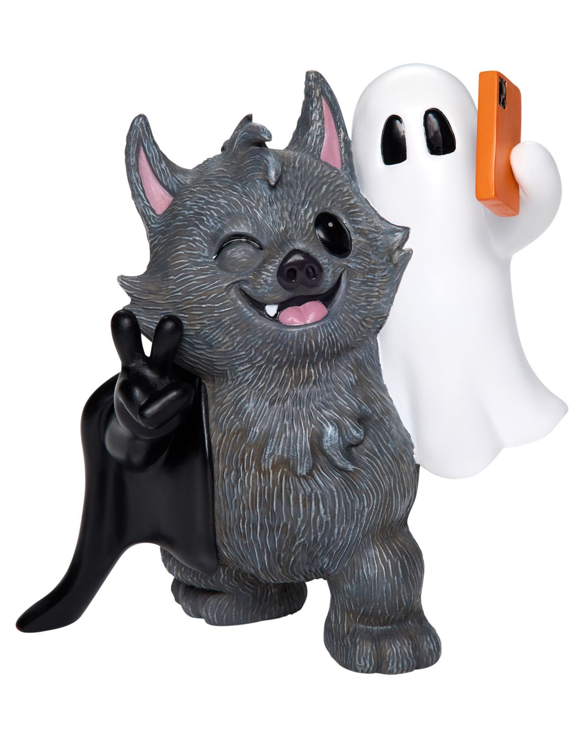 Ghost Bat Selfie Statue