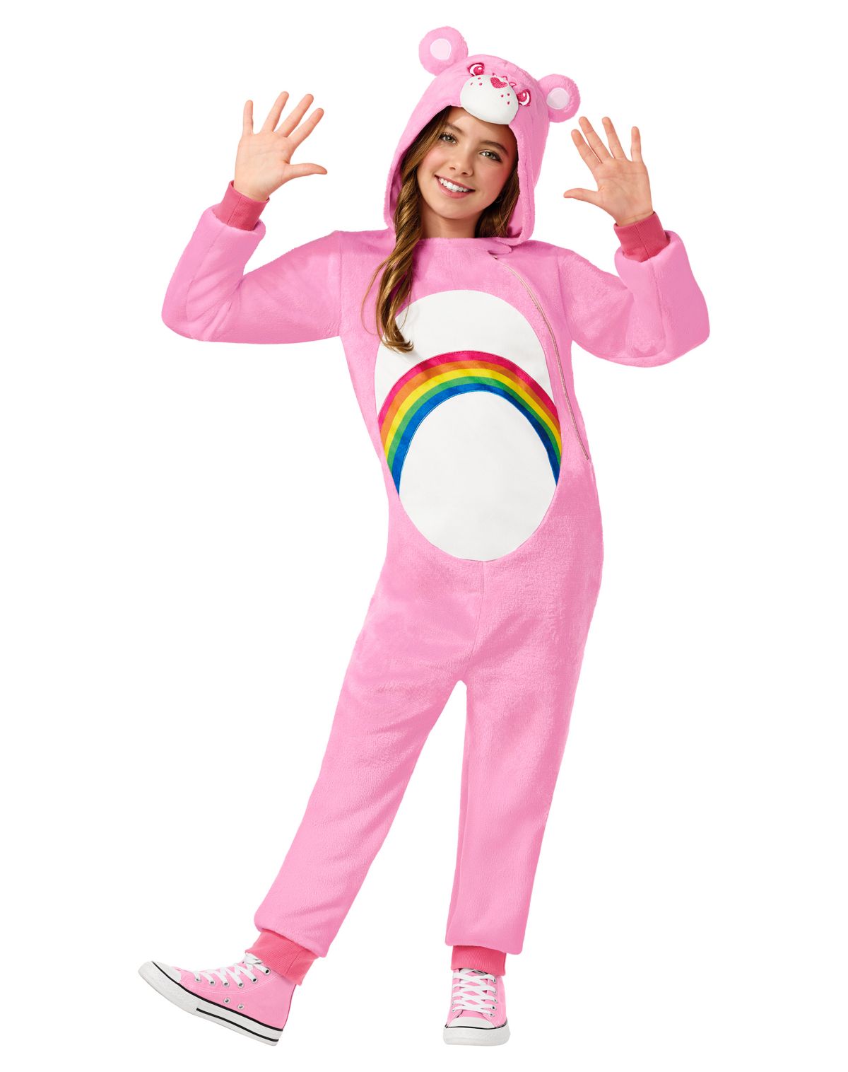 Kids Cheer Bear Jumpsuit Costume - Care Bears