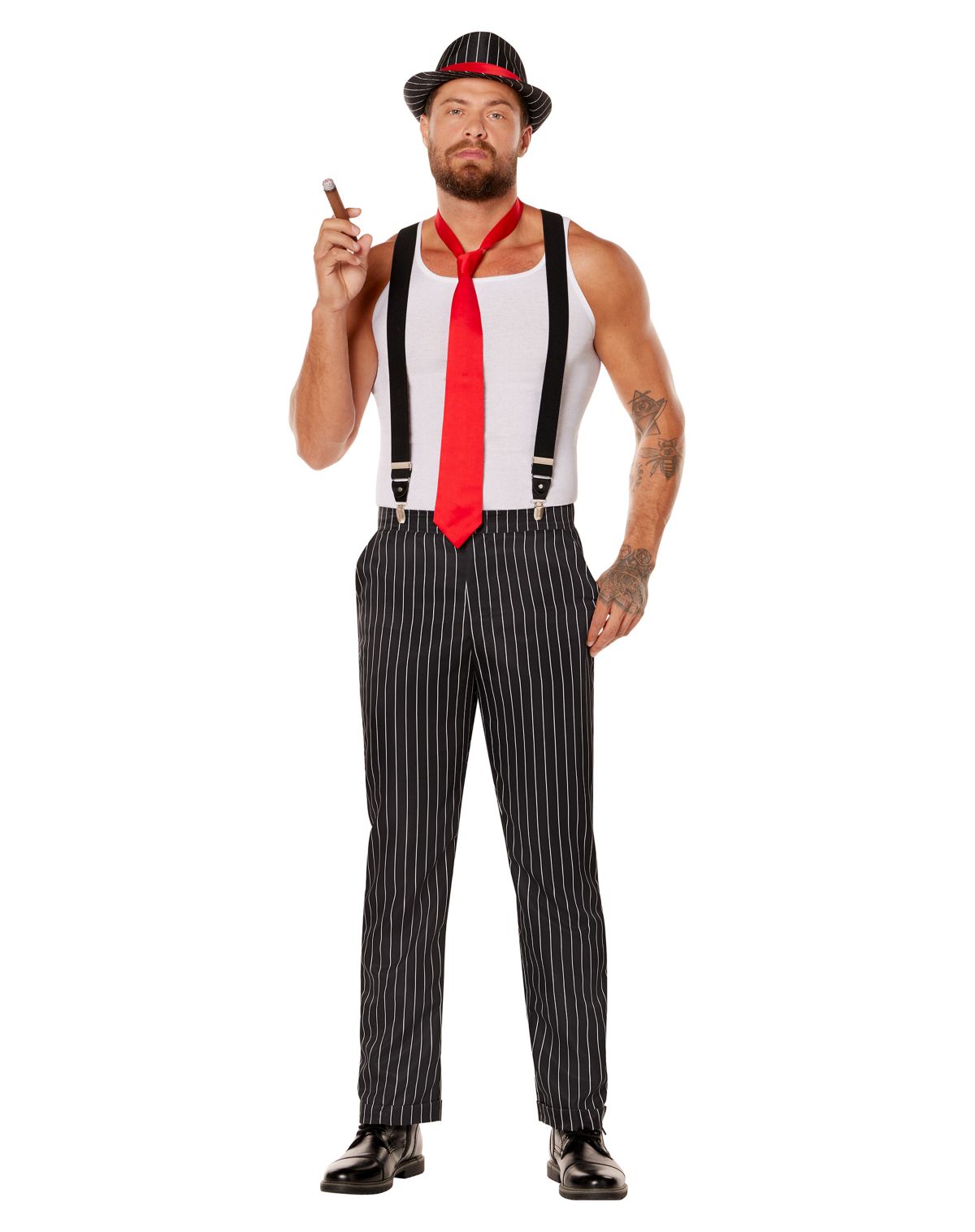 Adult Roaring 20s Gangster Costume Kit