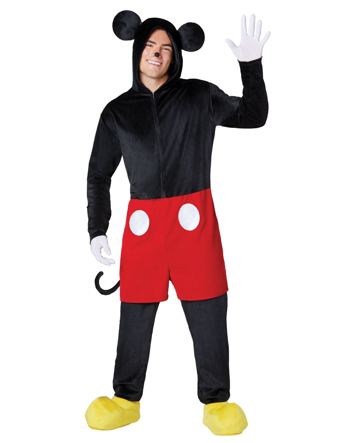 Adult Mickey Mouse Jumpsuit Costume -  Mickey and Friends