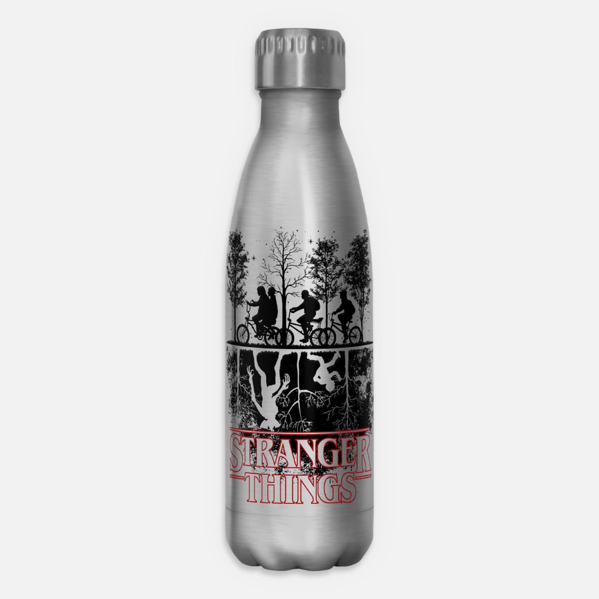 The Upside Down Stainless Steel Water Bottle 17 oz. - Stranger Things