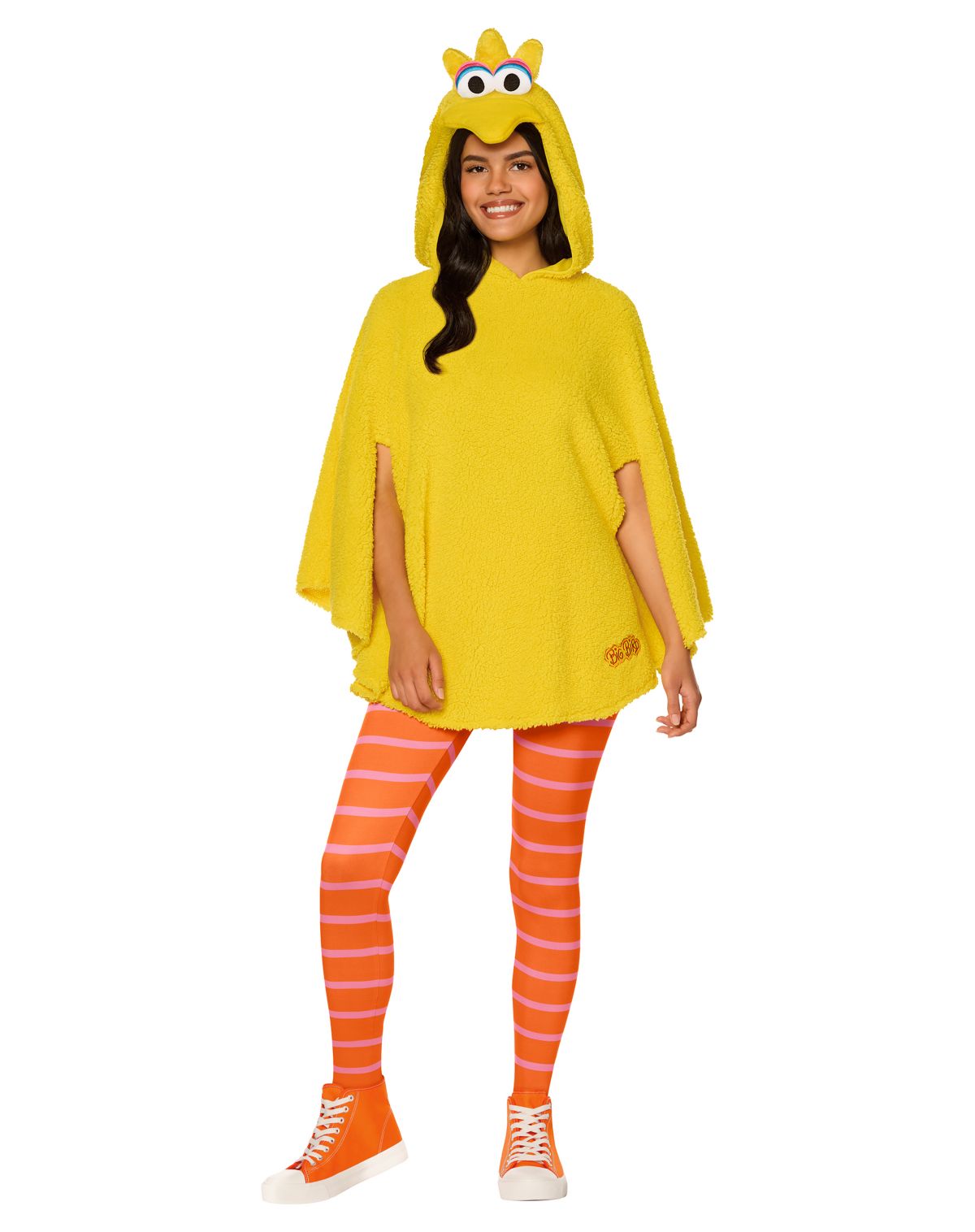 Adult Big Bird Poncho Costume - Sesame Street