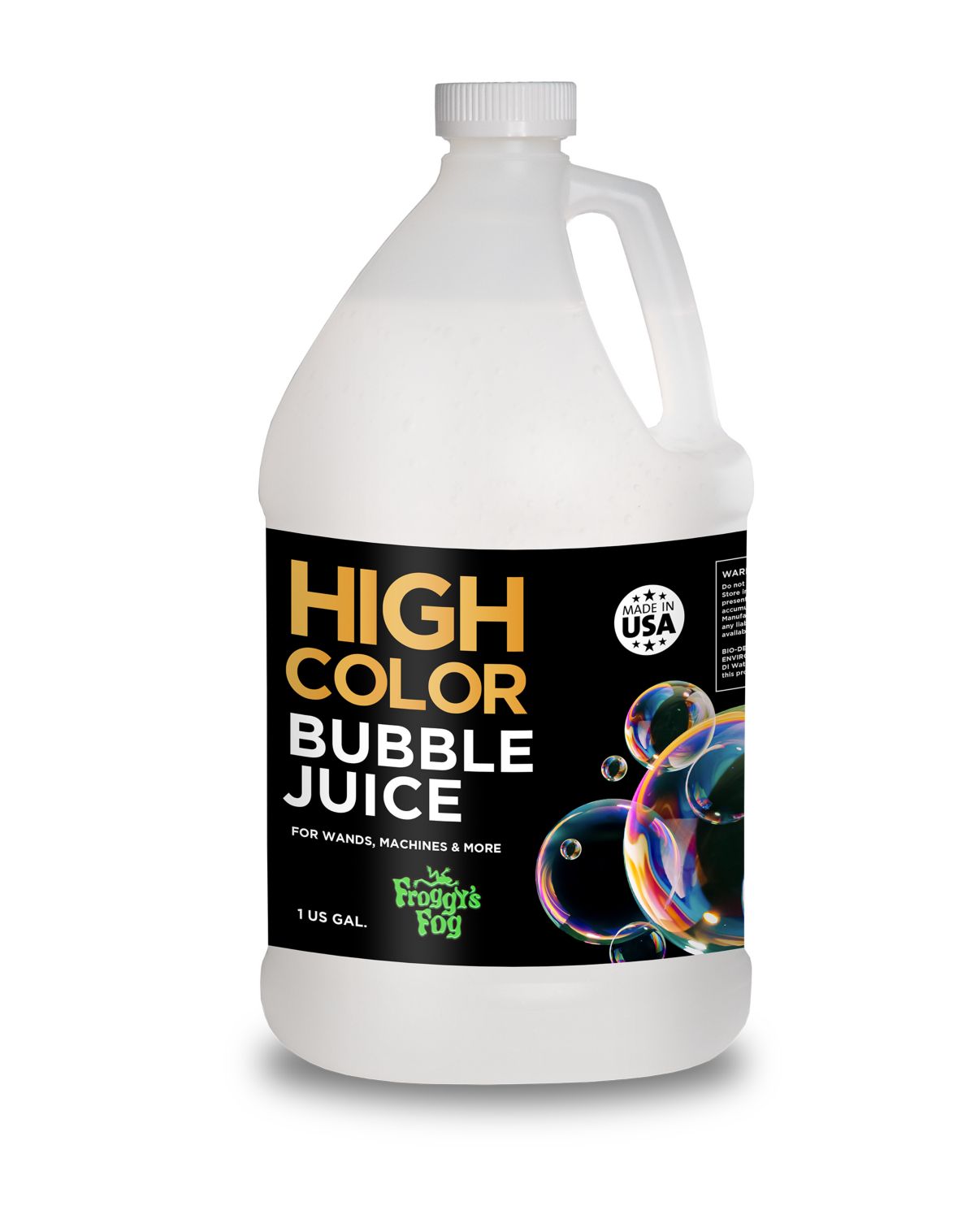 High Color Bubble Juice 1 Gallon - Froggy's Fog