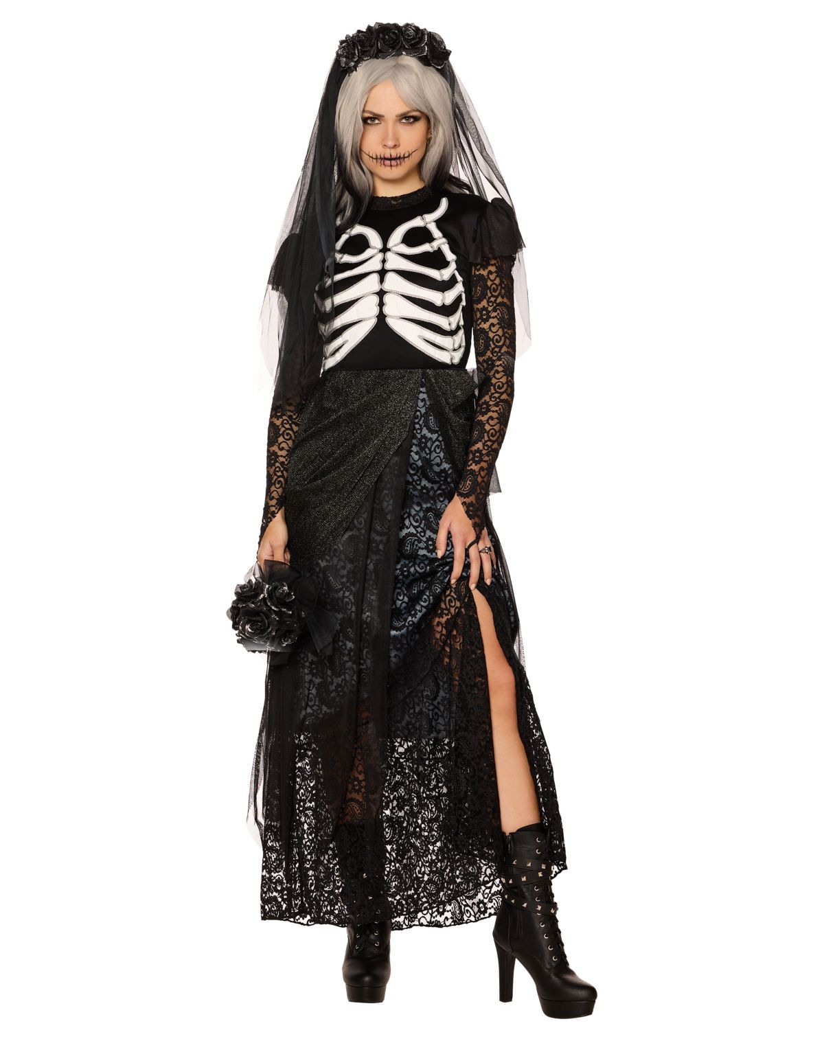 Adult Skeleton Bride Costume