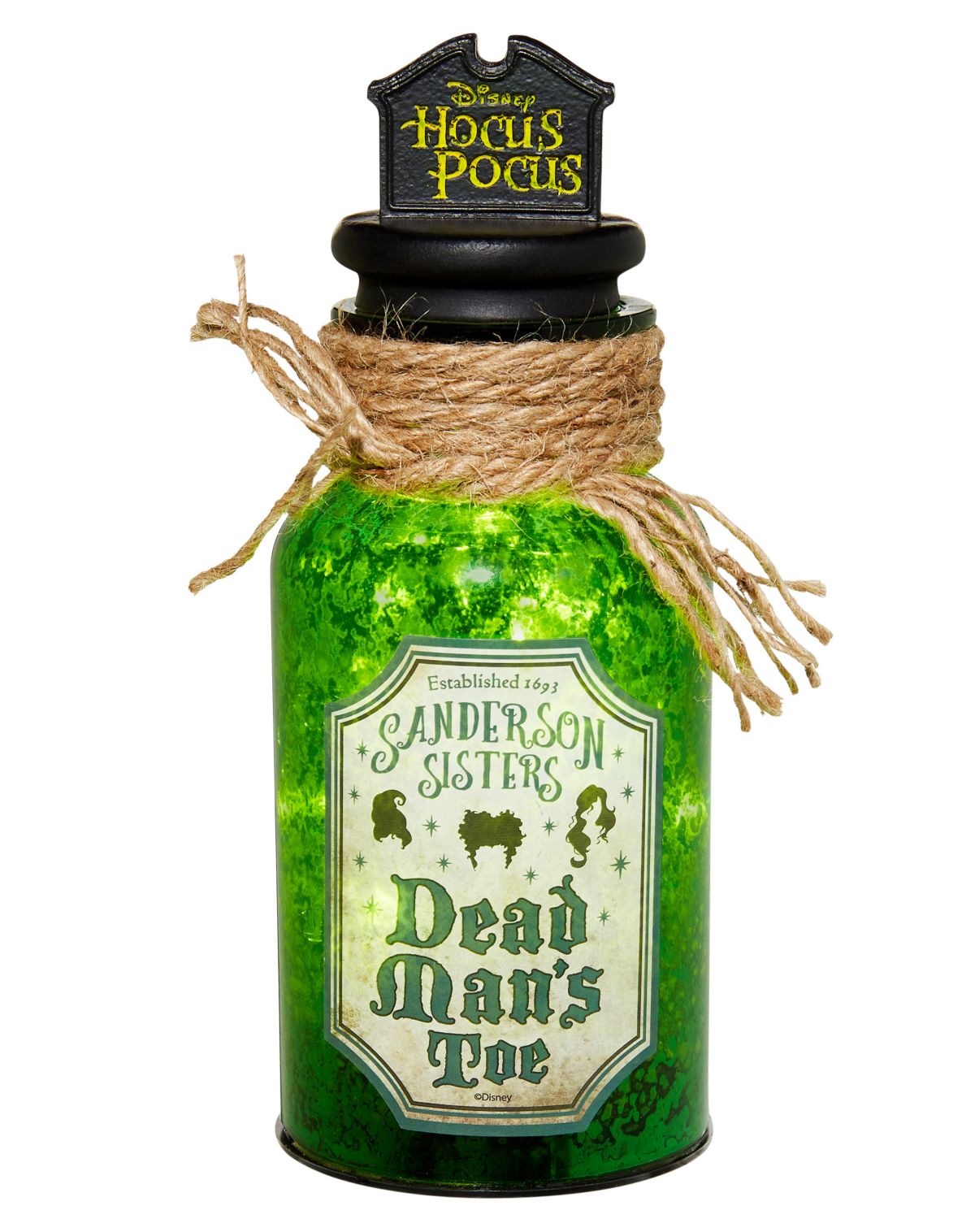Light-Up Dead Man's Toe Potion Bottle - Hocus Pocus