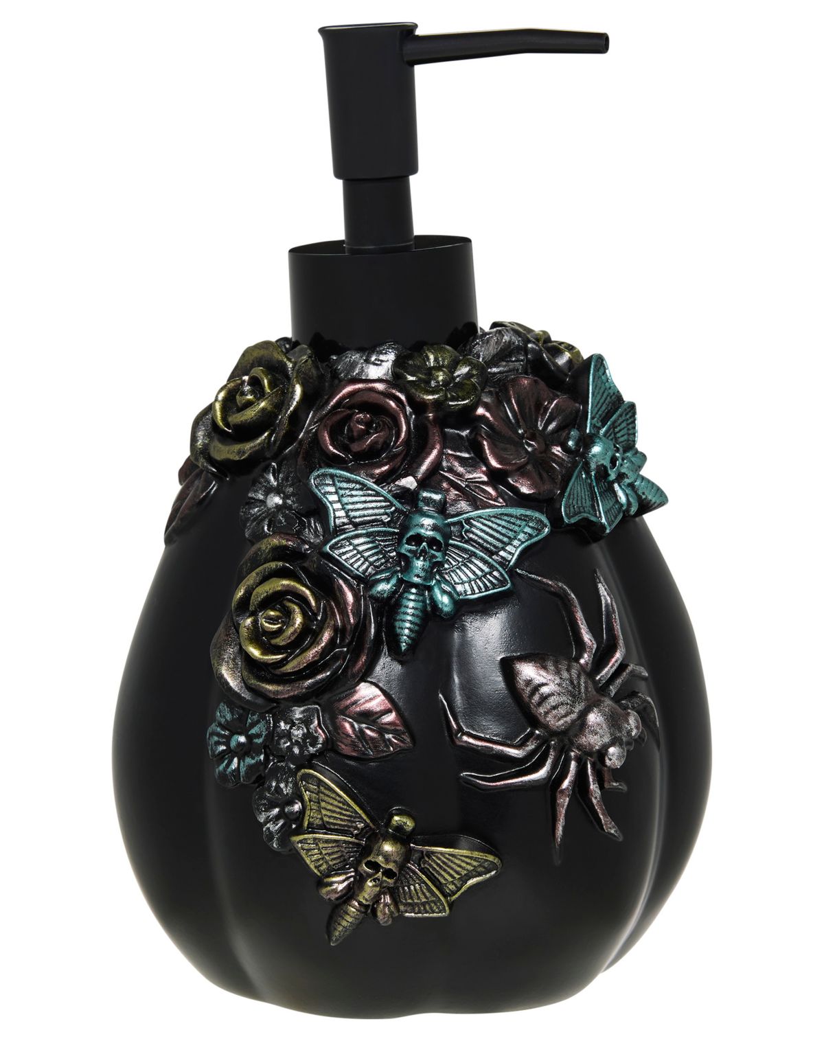 Decorative Black Pumpkin Soap Dispenser