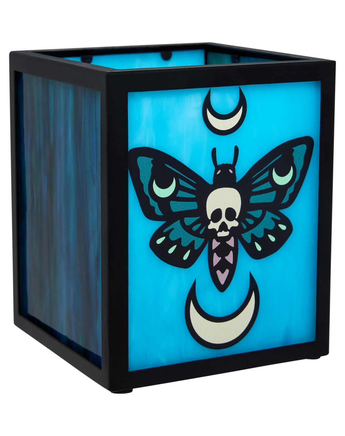 Moth Stained Glass Votive