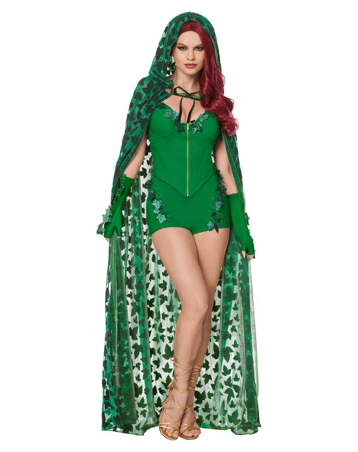 Adult Poison Ivy Costume Bundle - DC Villains