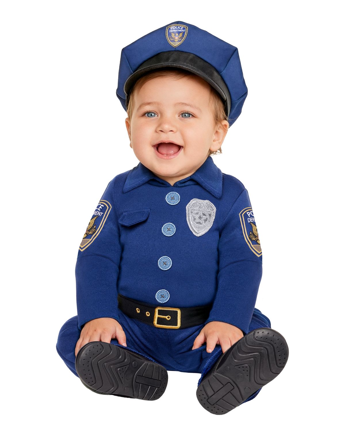 Baby Police Officer Jumpsuit Costume