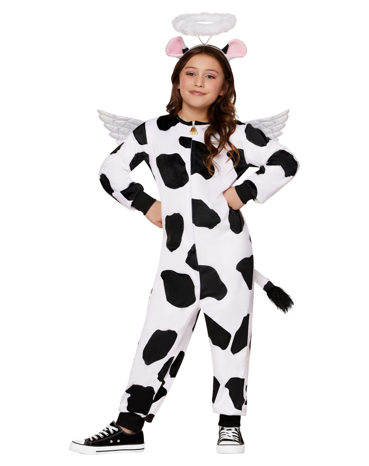 Kids Holy Cow Jumpsuit Costume