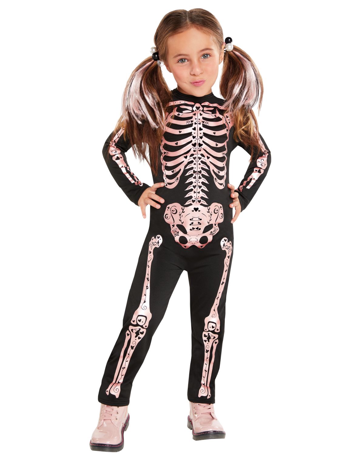 Toddler Pink Skeleton Costume