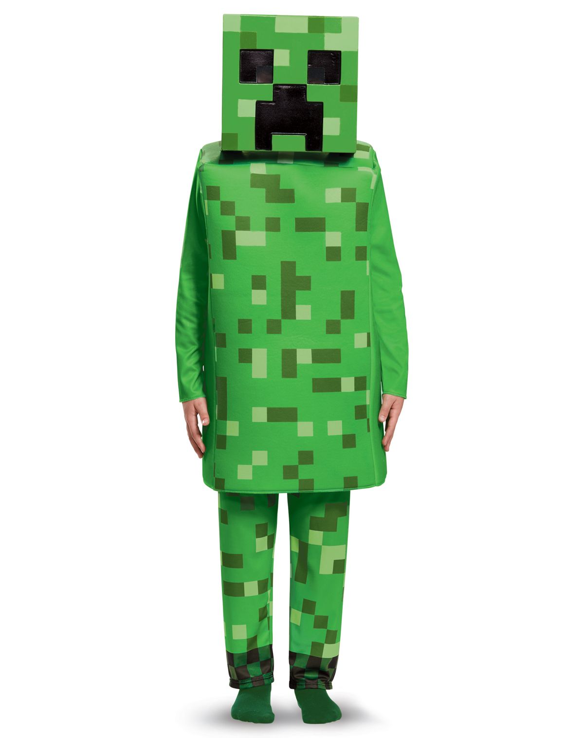 Kids Creeper Costume Deluxe - Minecraft