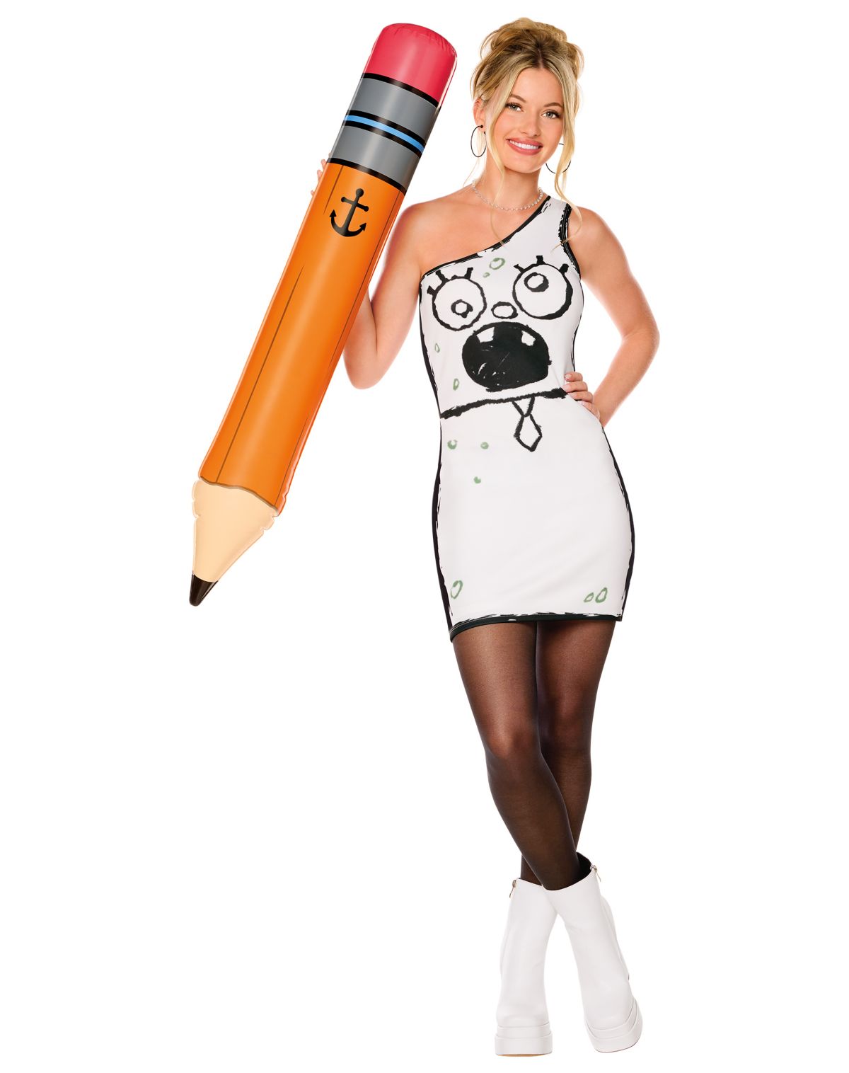 Adult DoodleBob Dress Costume - SpongeBob SquarePants