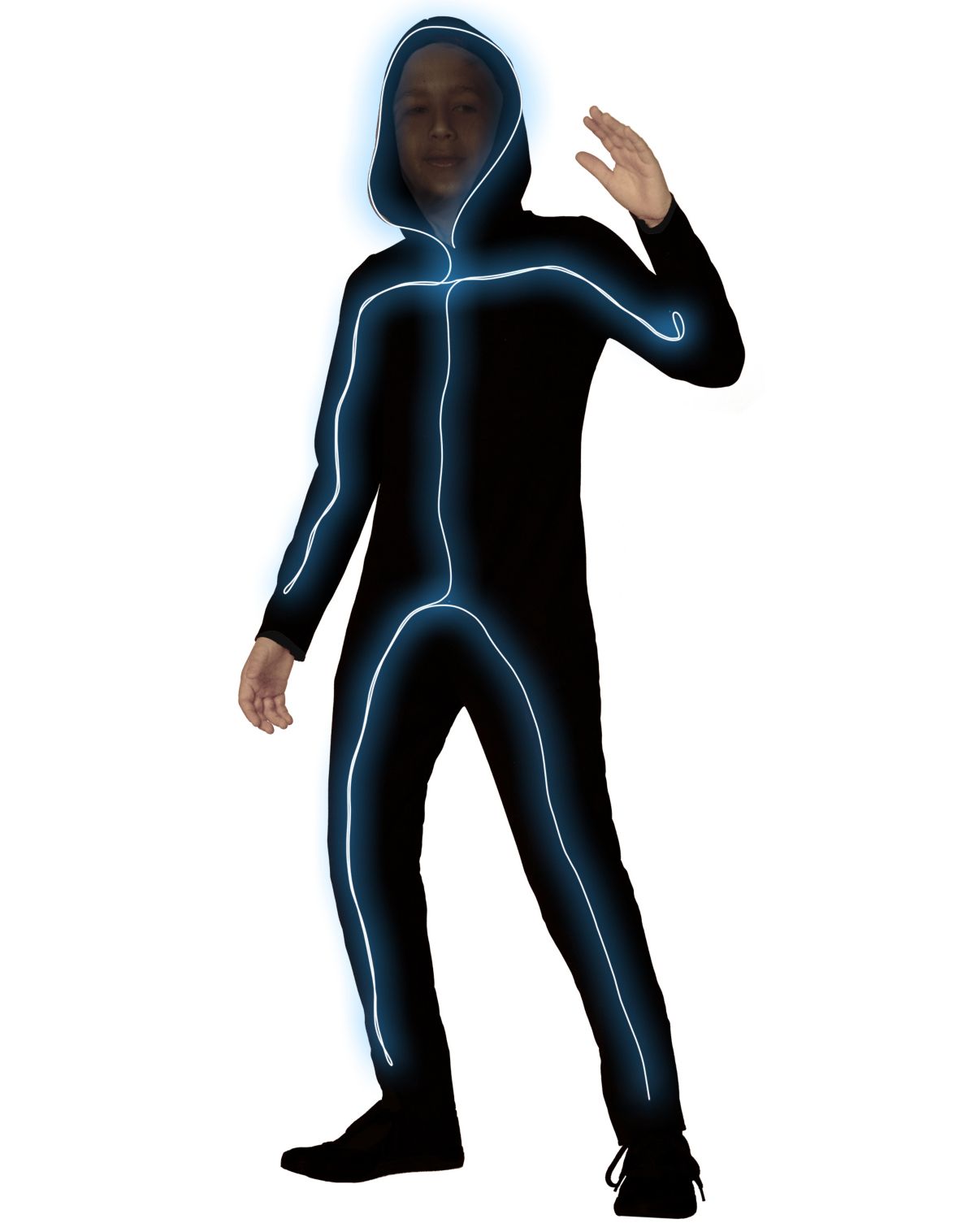 Kids Light-Up EL Wire Stick Figure Costume
