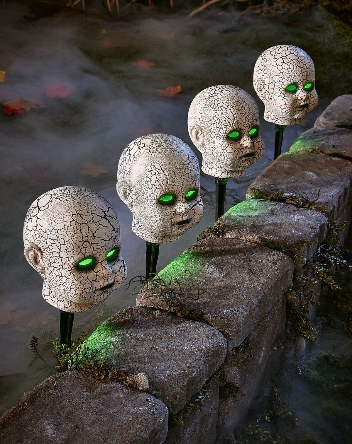 Light-Up LED Cracked Doll Pathway Markers