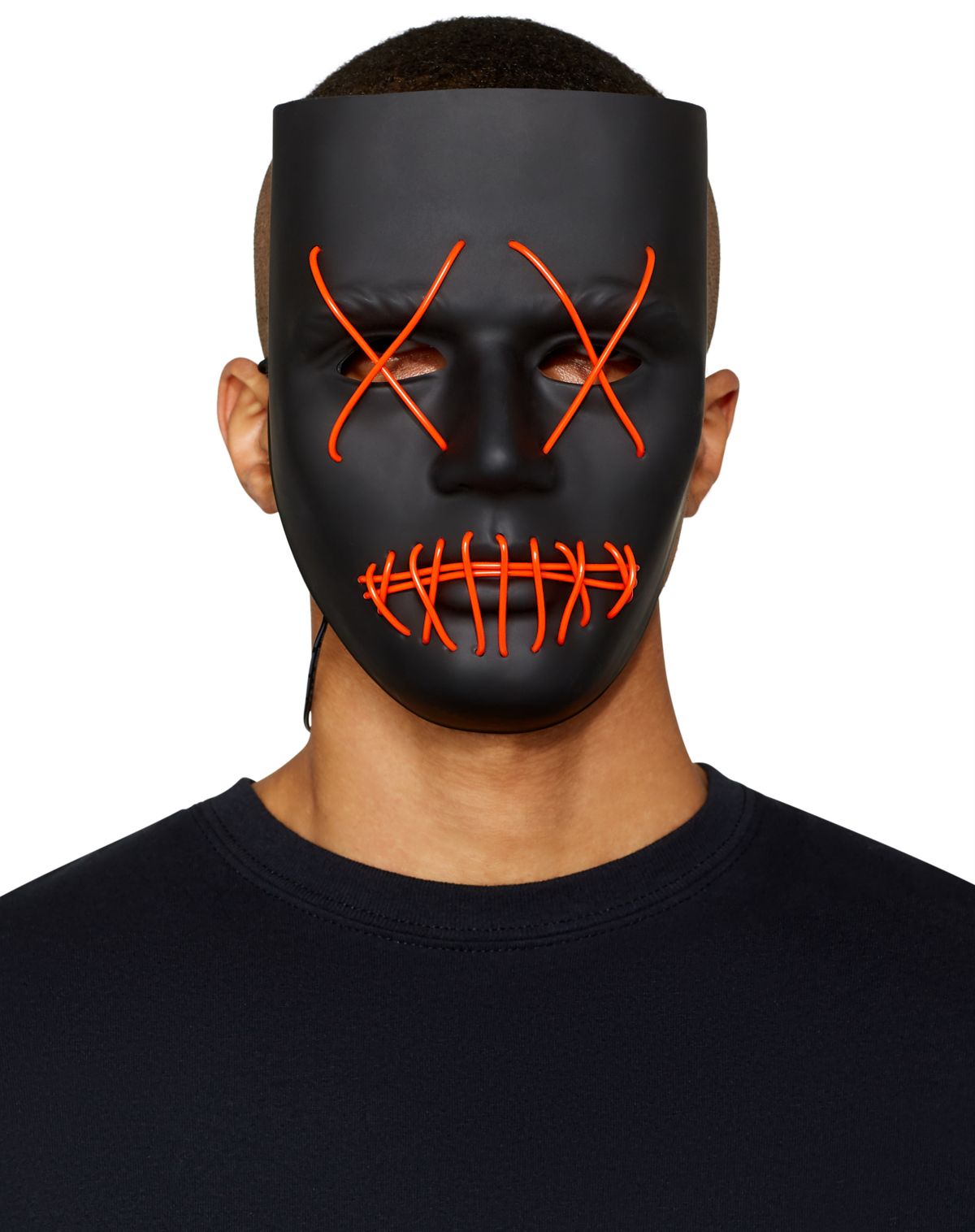 Light-Up EL Wire X Eyes Mask
