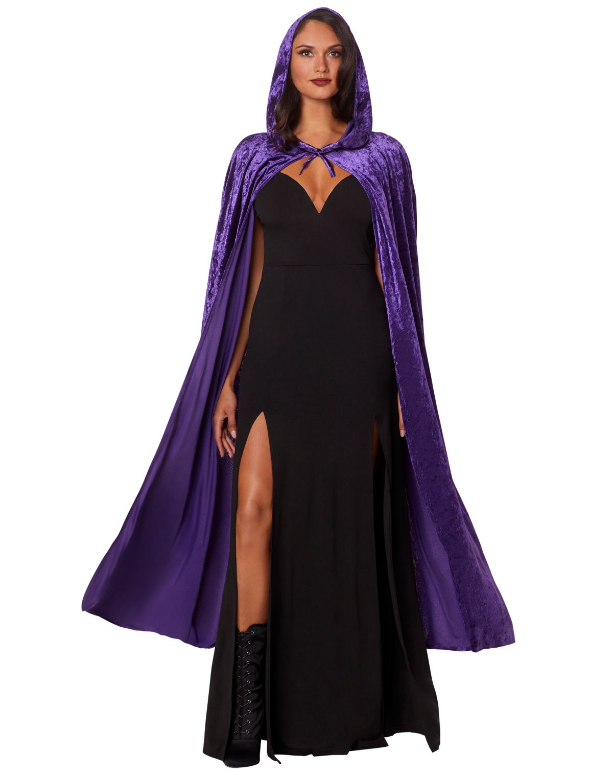 Purple Crush Velvet Cape
