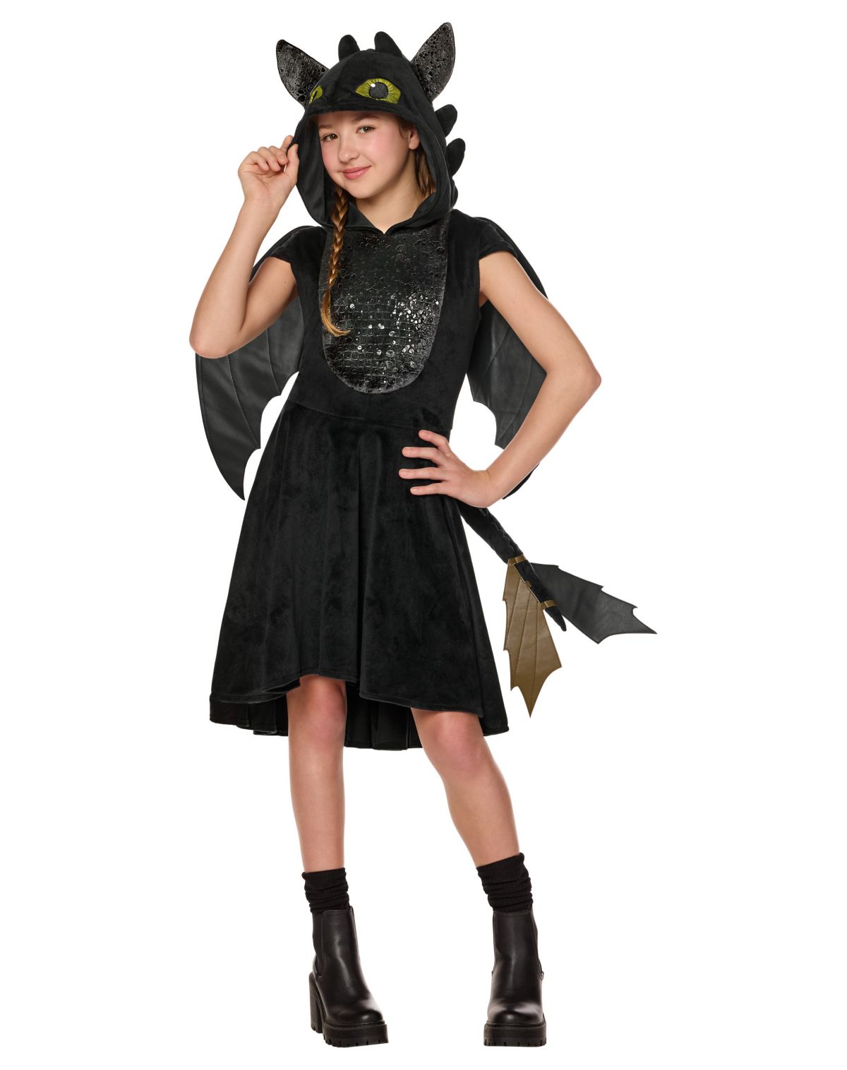 Kids Toothless Dress Costume - How to Train Your Dragon Live Action