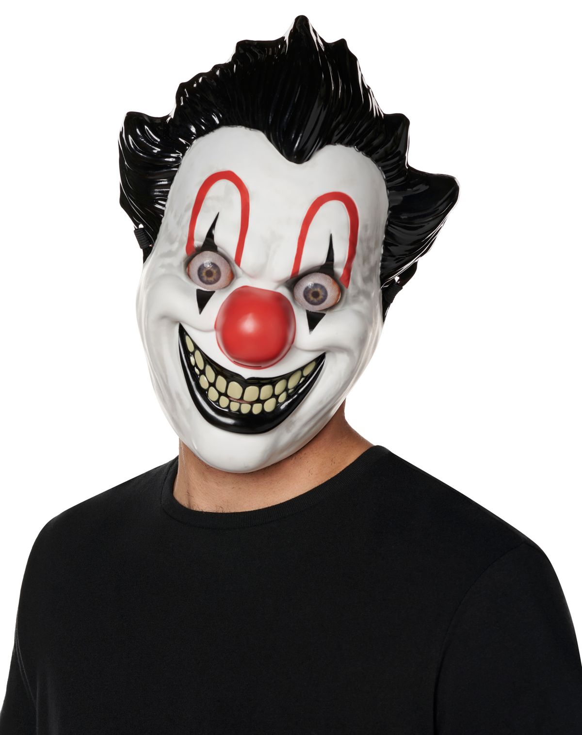Wild Eyes Clown Half Mask