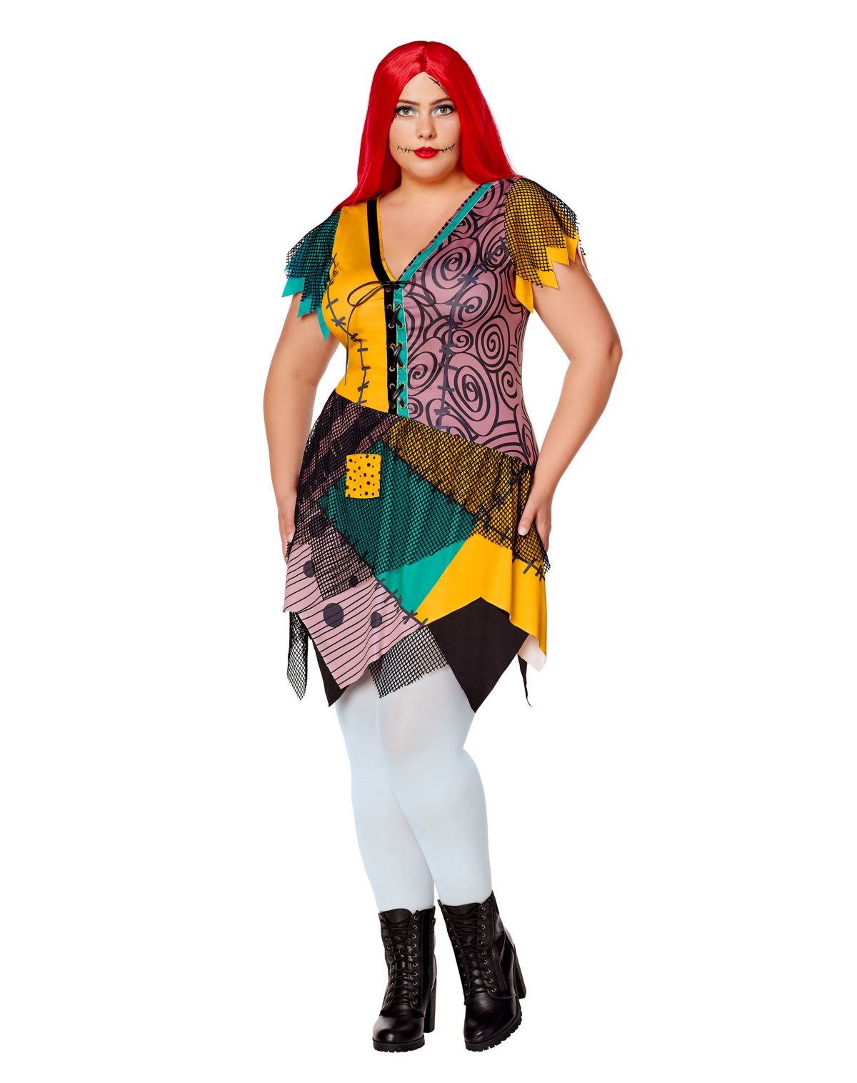 Adult Sally Plus Size Dress - The Nightmare Before Christmas