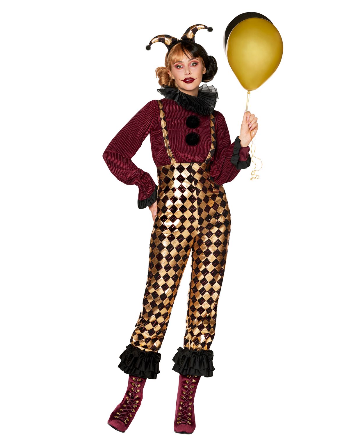 Adult Checkered Clown Costume - The Signature Collection