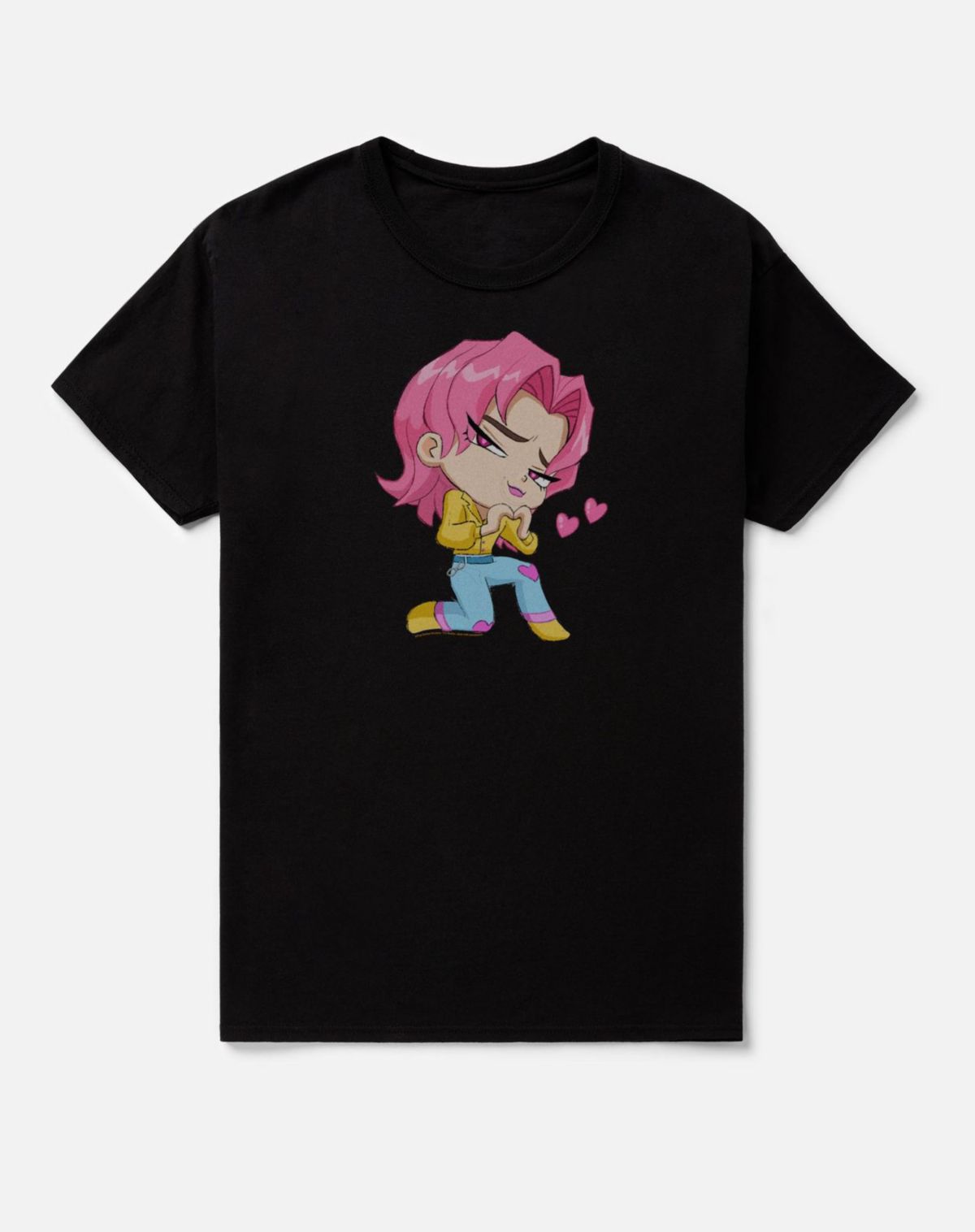 KPop Demon Hunters Romance Saja Chibi T Shirt