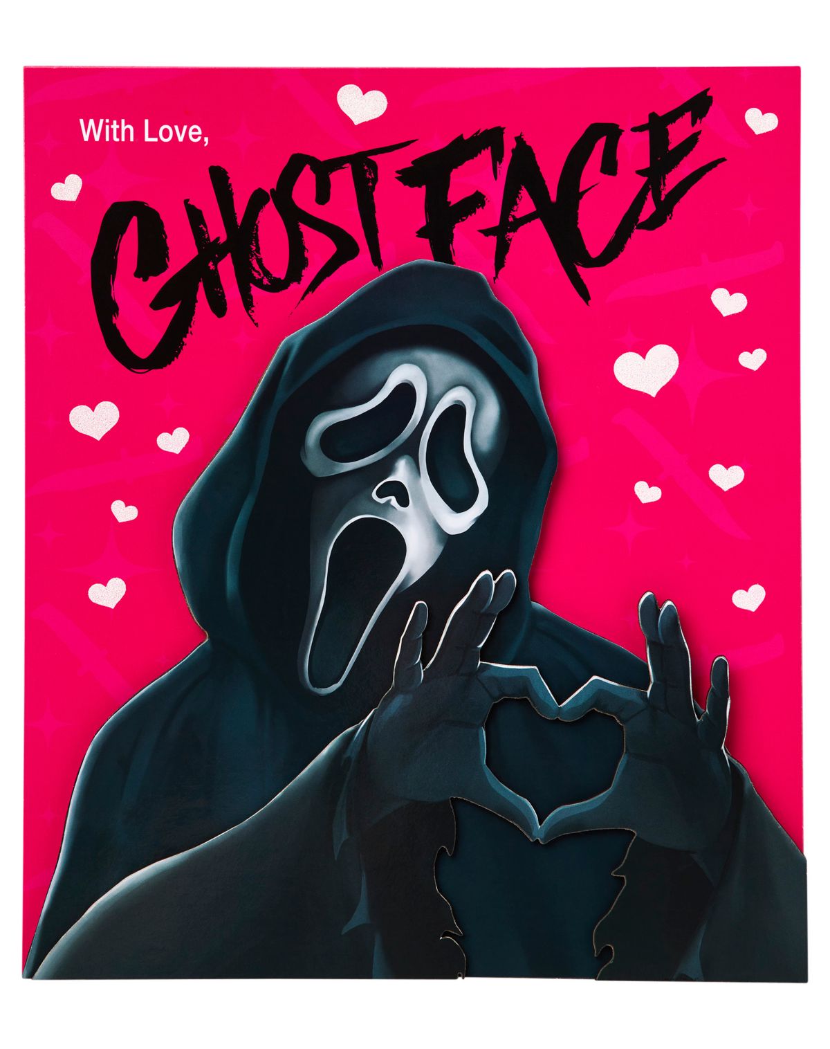 Ghost Face With Love Sign
