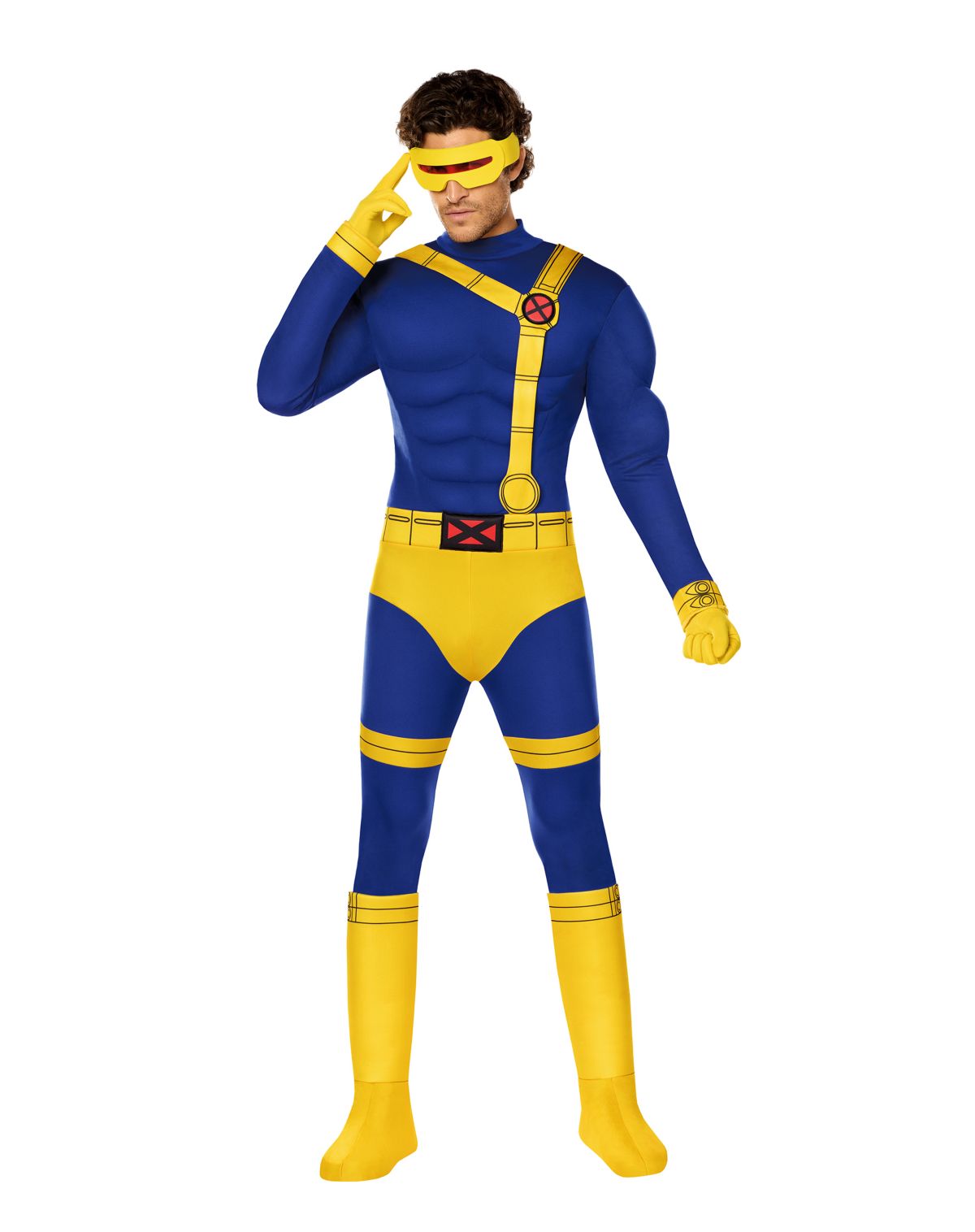 Adult Cyclops Muscle Suit Costume - X-Men '97