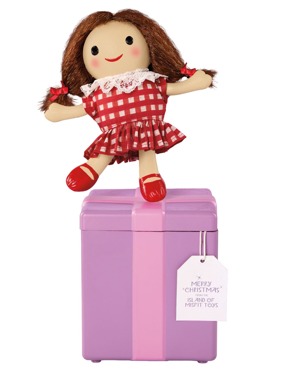 Animated Tabletop Misfit Dolly - Rudolph the Red-Nosed Reindeer
