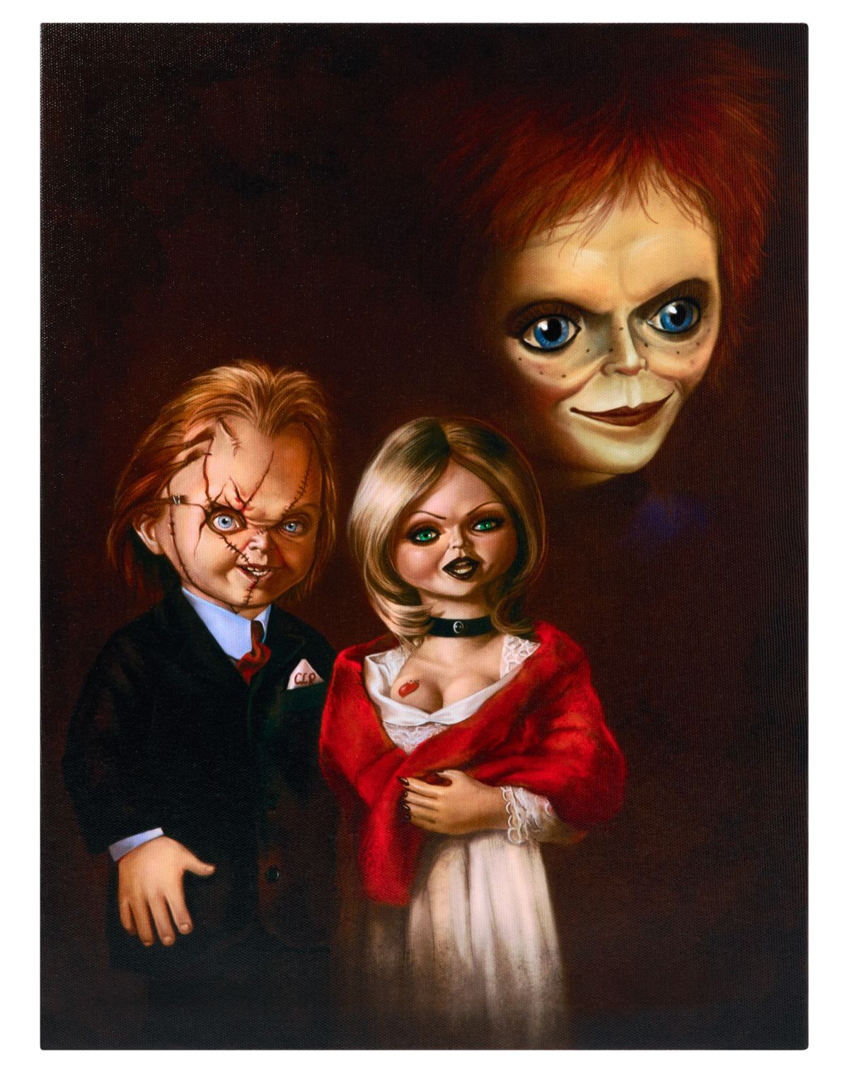Chucky Family Canvas Sign