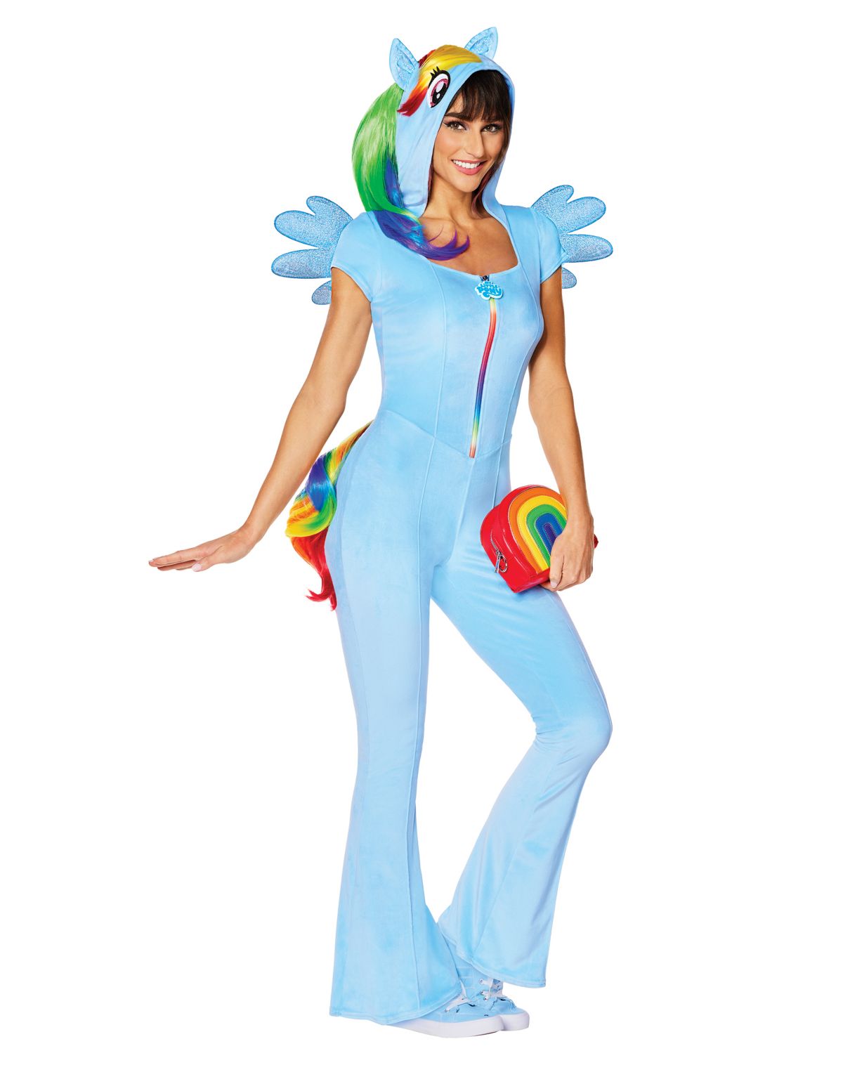 Adult Rainbow Dash Jumpsuit Costume -  My Little Pony Friendship Is Magic