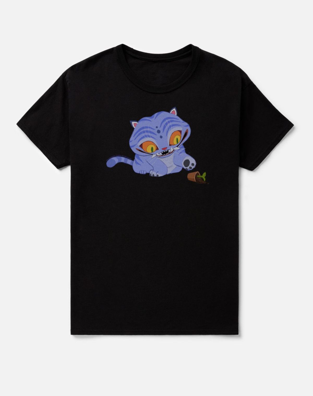 Chibi Derpy Tiger Plant T Shirt u2013 KPop Demon Hunters