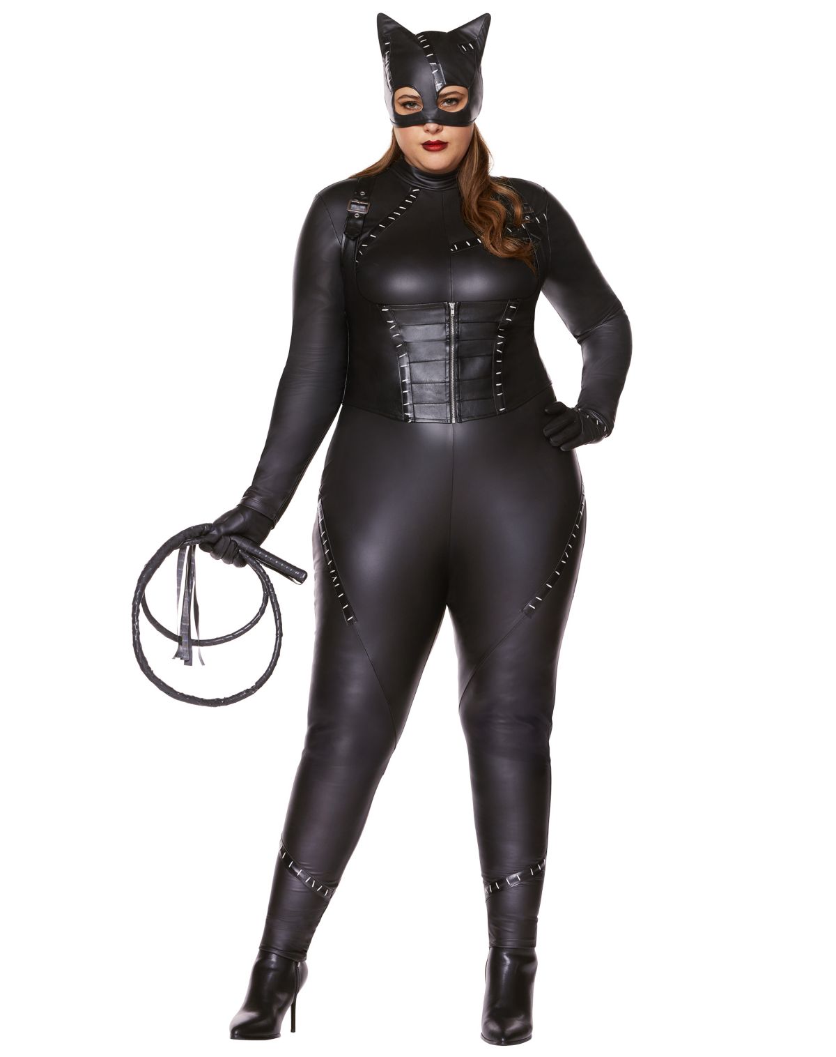 Adult Plus Size Catwoman The Signature Collection Costume - DC Villains
