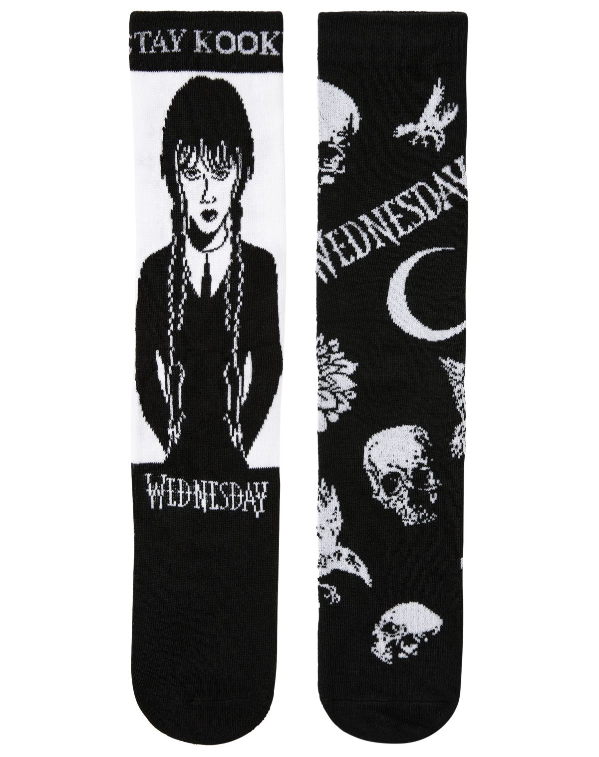 Wednesday Addams Crew Socks - 2 Pack